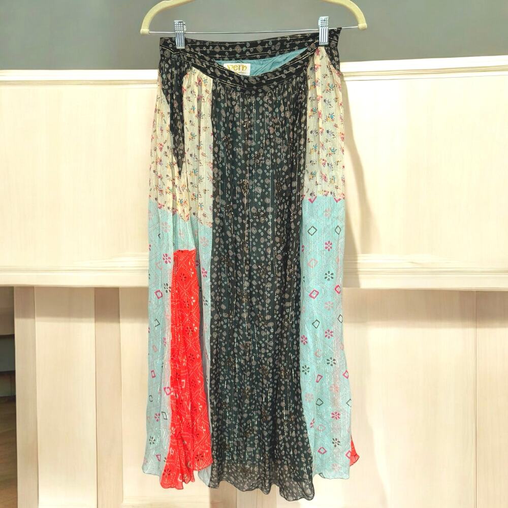 Verb Patchwork Skirt - image 2